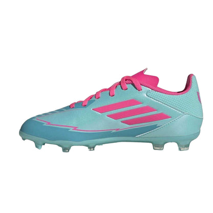Blue-Pink - Lifestyle - Adidas Childrens-Kids F50 League Firm Ground Football Boots