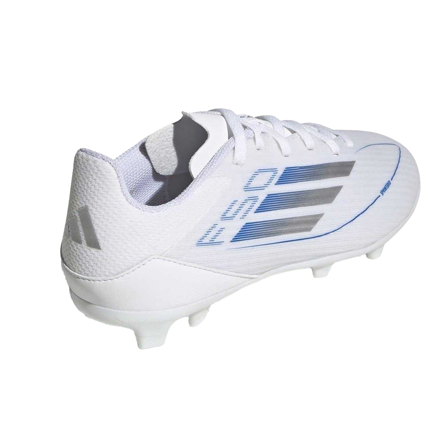 White - Back - Adidas Childrens-Kids F50 League Firm Ground Football Boots