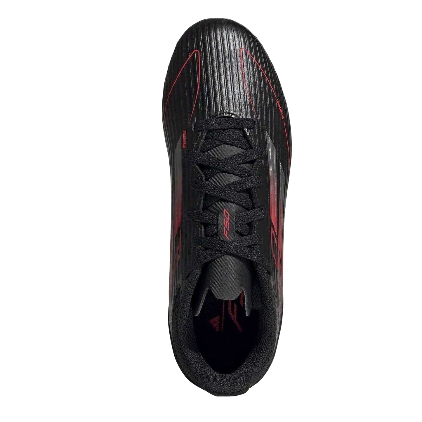 Black-Iron-Red - Lifestyle - Adidas Childrens-Kids F50 League Firm Ground Football Boots