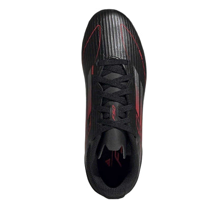 Black-Iron-Red - Lifestyle - Adidas Childrens-Kids F50 League Firm Ground Football Boots