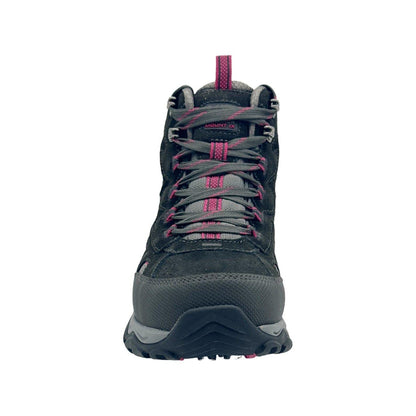 Black-Pink - Lifestyle - Karrimor Womens-Ladies Mount Suede Waterproof Walking Boots