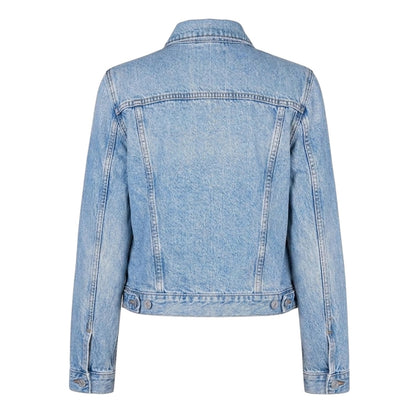 Light Blue - Back - Levis Womens-Ladies Ex Boyfriend Trucker Jacket