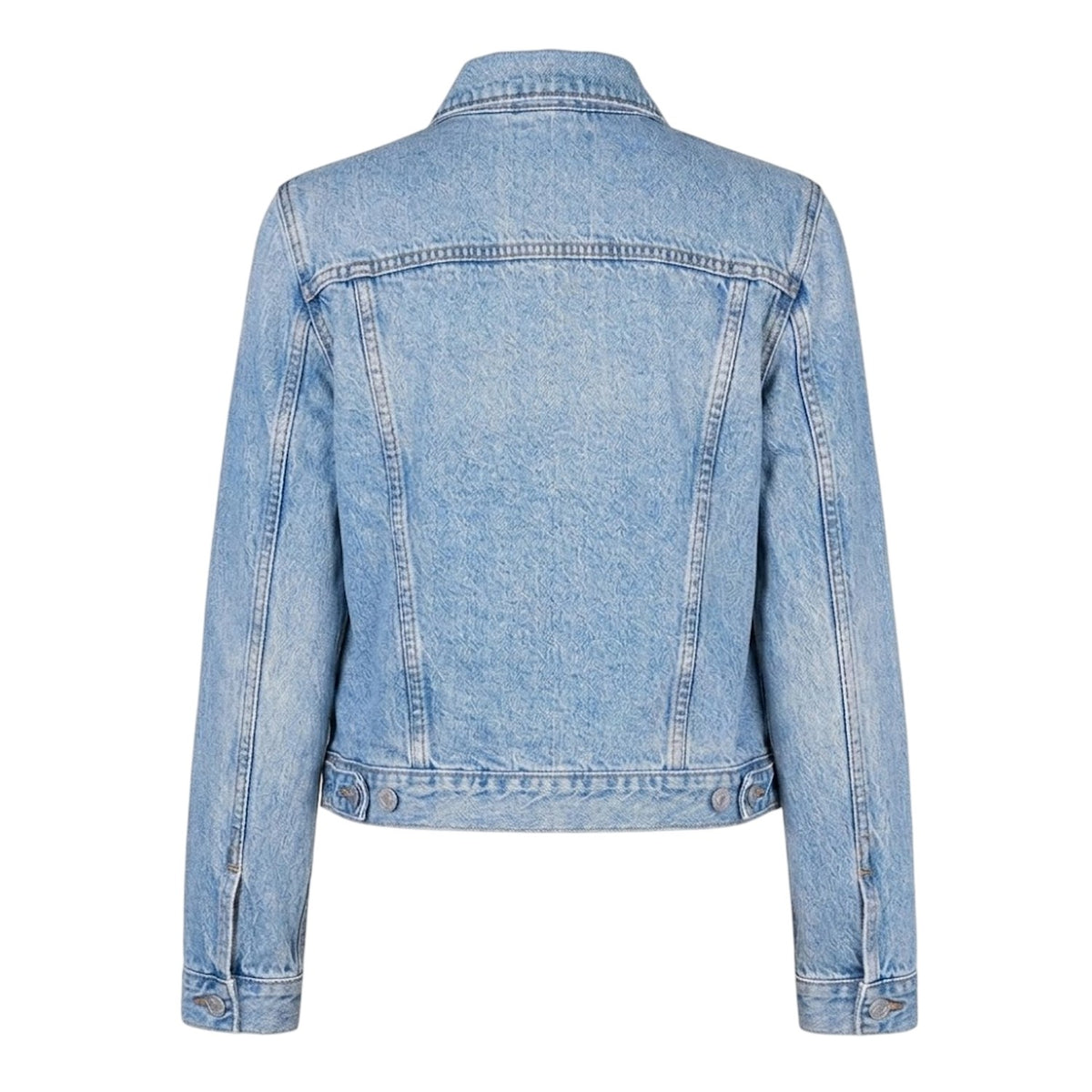 Light Blue - Back - Levis Womens-Ladies Ex Boyfriend Trucker Jacket