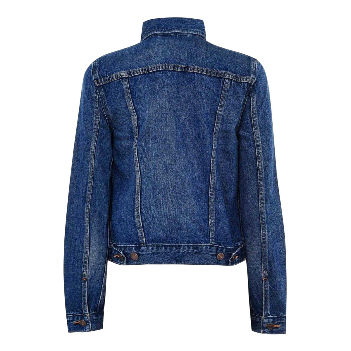 Navy - Back - Levis Womens-Ladies Ex Boyfriend Trucker Jacket
