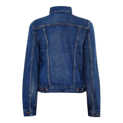 Navy - Back - Levis Womens-Ladies Ex Boyfriend Trucker Jacket