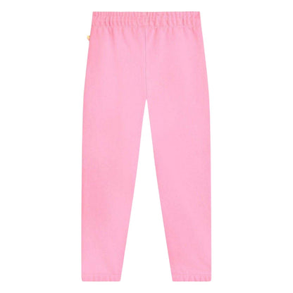Pink - Back - Billieblush Childrens-Kids Fleece Graphic Joggers