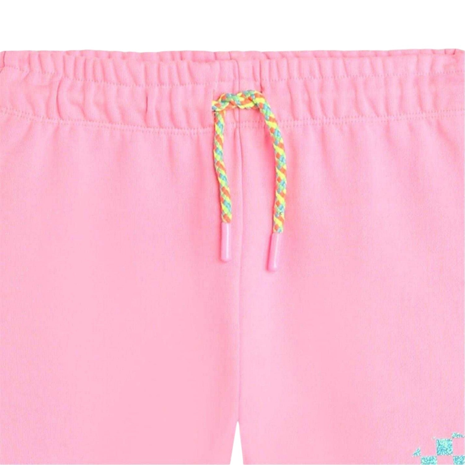 Pink - Side - Billieblush Childrens-Kids Fleece Graphic Joggers