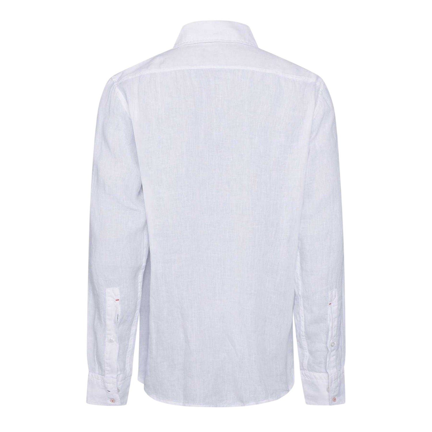 White - Back - Boss Mens Relegant 6 Long-Sleeved Shirt