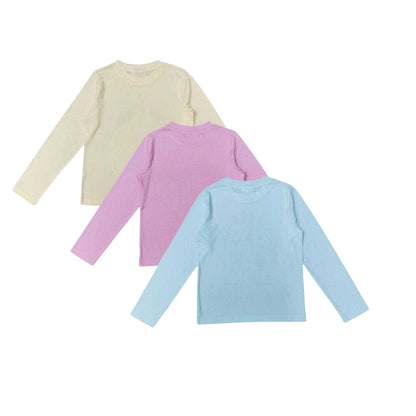 Multicoloured - Side - Star Childrens-Kids Fruit Long Pyjama Set (Pack of 3)
