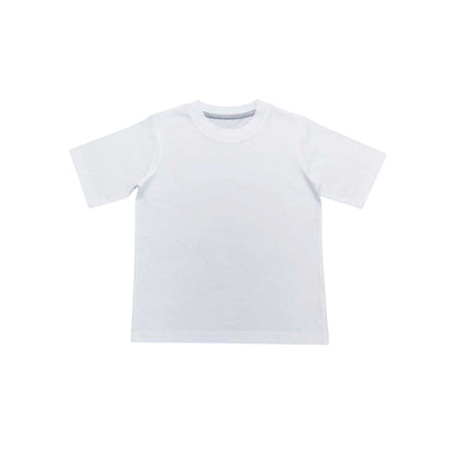 Grey - Back - Linea Childrens-Kids Blank Crew Neck Long Pyjama Set
