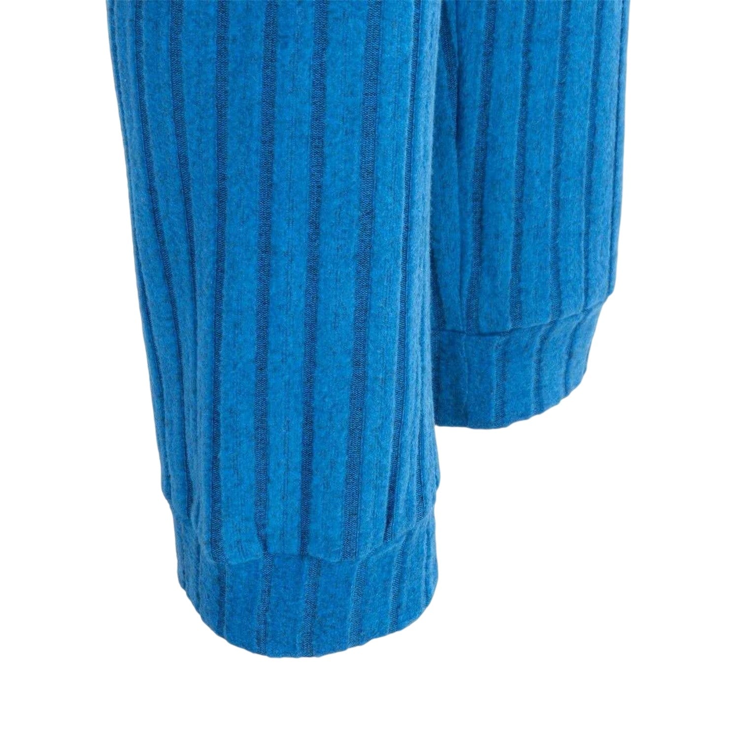 Blue - Side - Miso Womens-Ladies Cotton Blend Short-Sleeved Pyjama Set