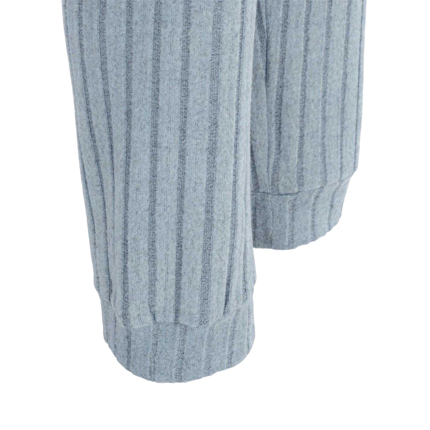Grey - Side - Miso Womens-Ladies Cotton Blend Short-Sleeved Pyjama Set