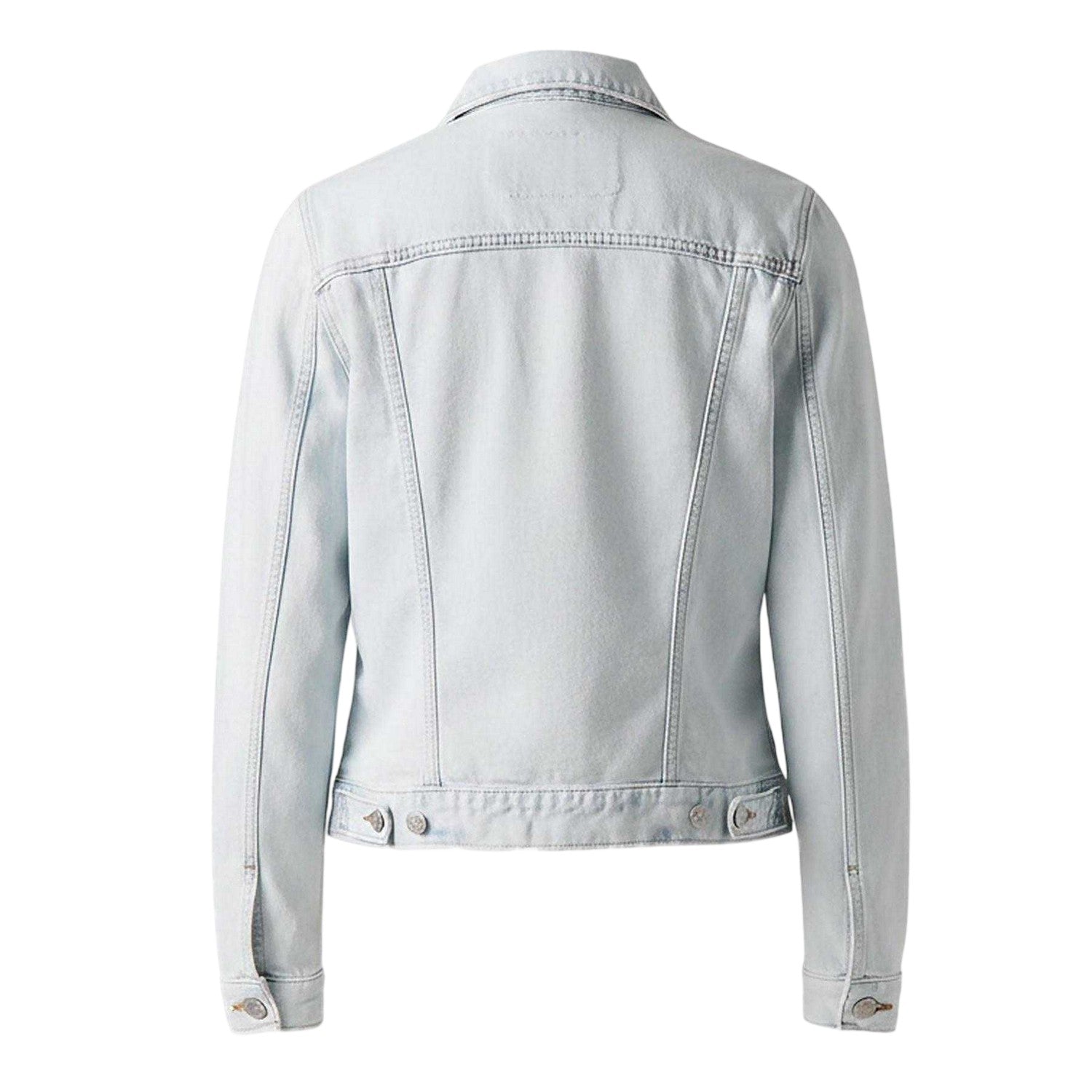 Blue - Back - Levis Womens-Ladies Original Denim Trucker Jacket