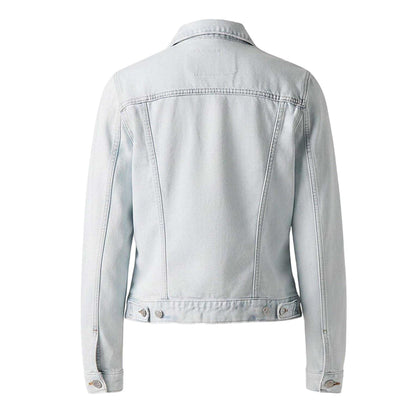 Blue - Back - Levis Womens-Ladies Original Denim Trucker Jacket