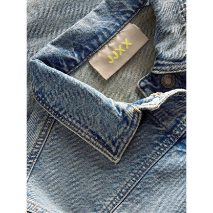 Light Blue Stone Wash - Side - JJXX Womens-Ladies Norma Long-Sleeved Denim Jacket