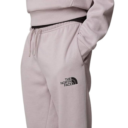Grey - Side - The North Face Boys Fleece Tapered Jogging Bottoms