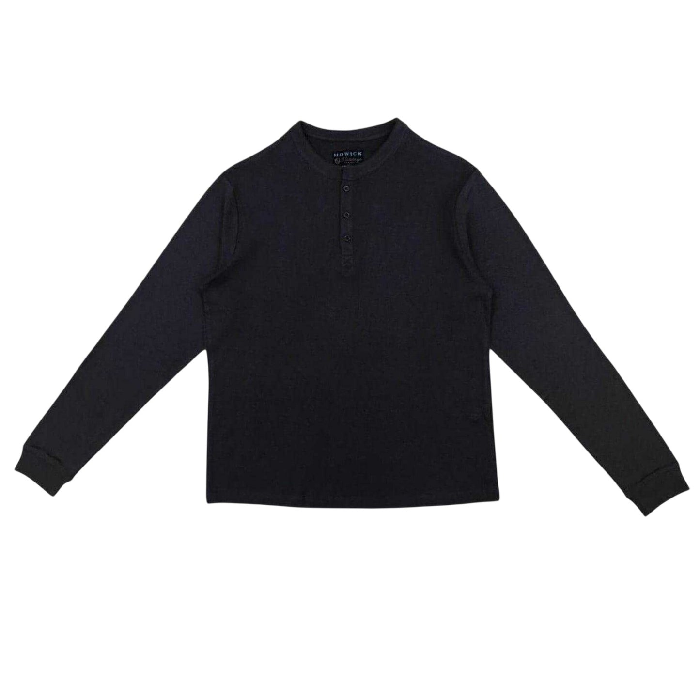 Charcoal - Front - Howick Mens Plain 3 Button Placket Loungewear Set