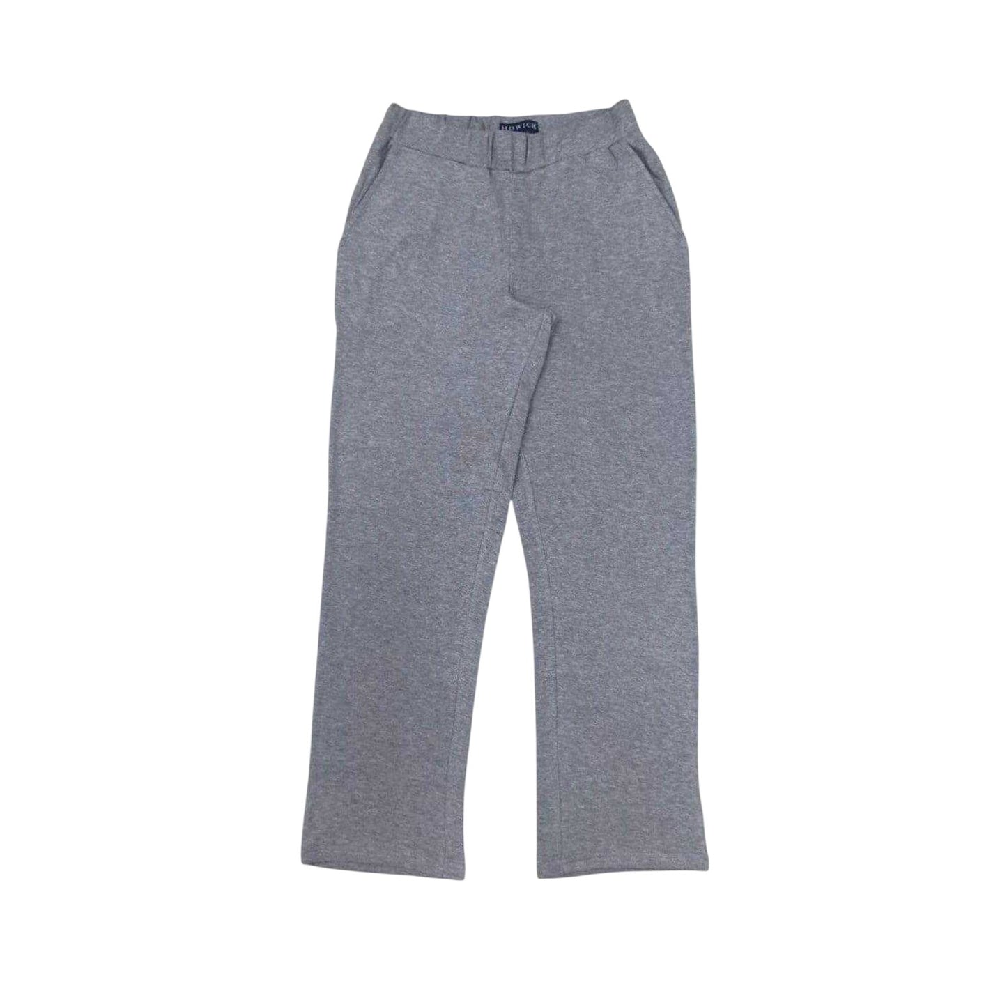Charcoal - Back - Howick Mens Plain 3 Button Placket Loungewear Set
