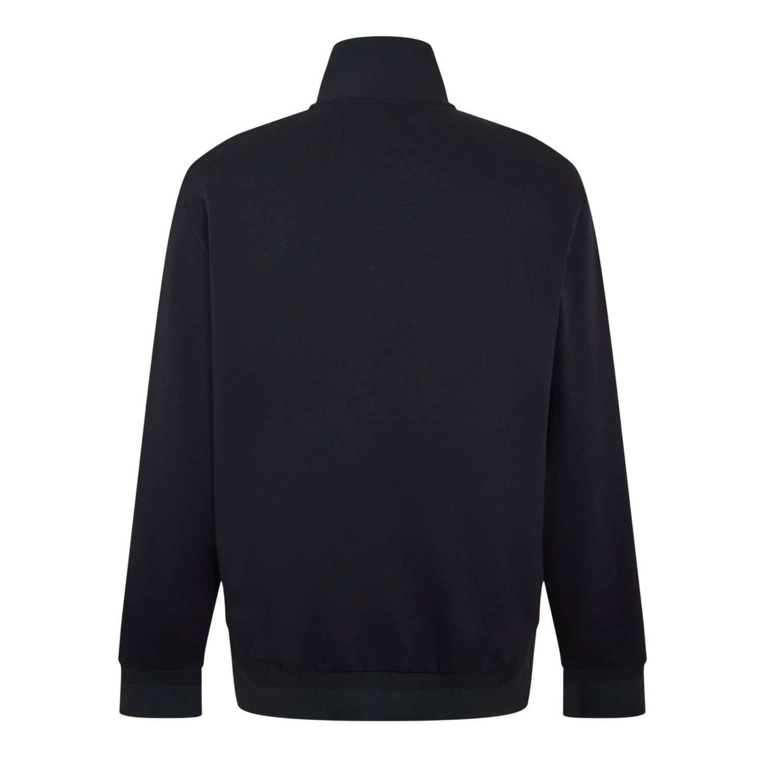 Black - Back - Boss Mens Casual Full Zip Hoodie