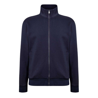Dark Blue - Front - Boss Mens Casual Full Zip Hoodie