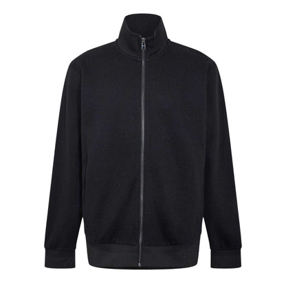 Black - Front - Boss Mens Casual Full Zip Hoodie