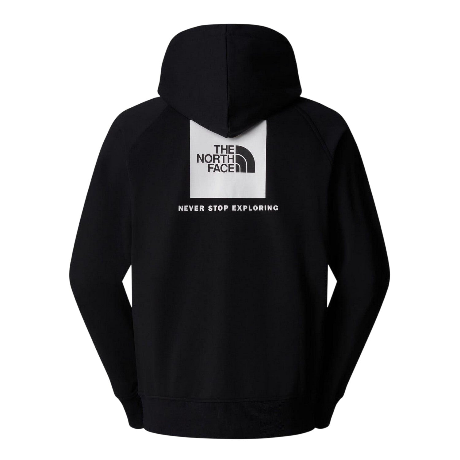 Black - Back - The North Face Mens Never Stop Exploring Cotton Pullover Hoodie