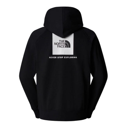 Black - Back - The North Face Mens Never Stop Exploring Cotton Pullover Hoodie