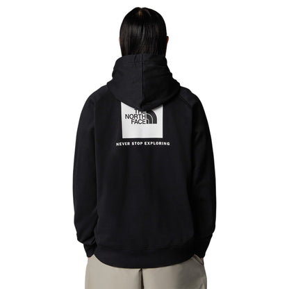 Black - Side - The North Face Mens Never Stop Exploring Cotton Pullover Hoodie
