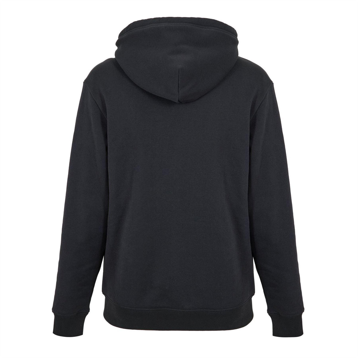 Blue - Back - Napapijri Mens Box Logo Cotton Loose Fit Hoodie