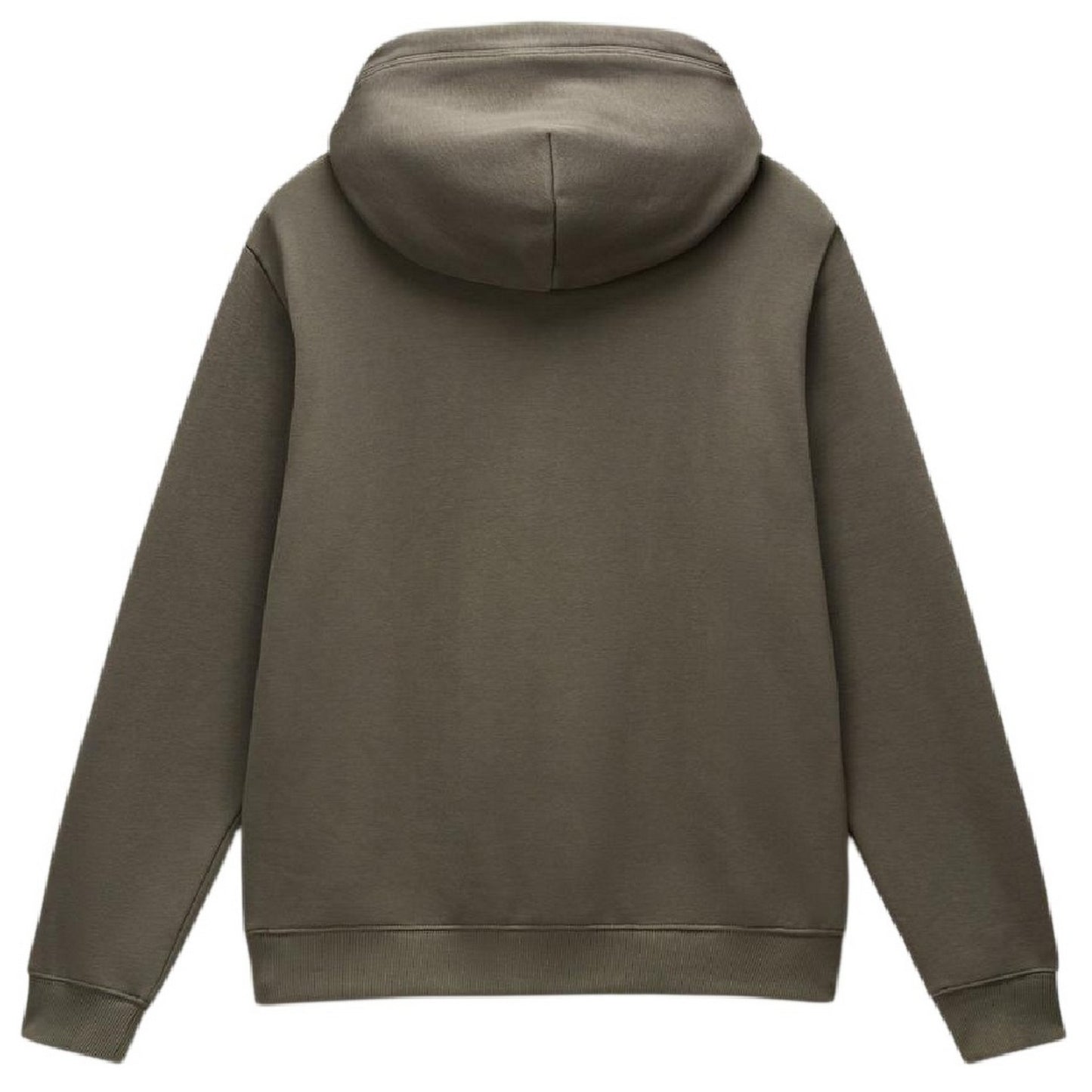 Tea - Back - Napapijri Mens Box Logo Cotton Loose Fit Hoodie