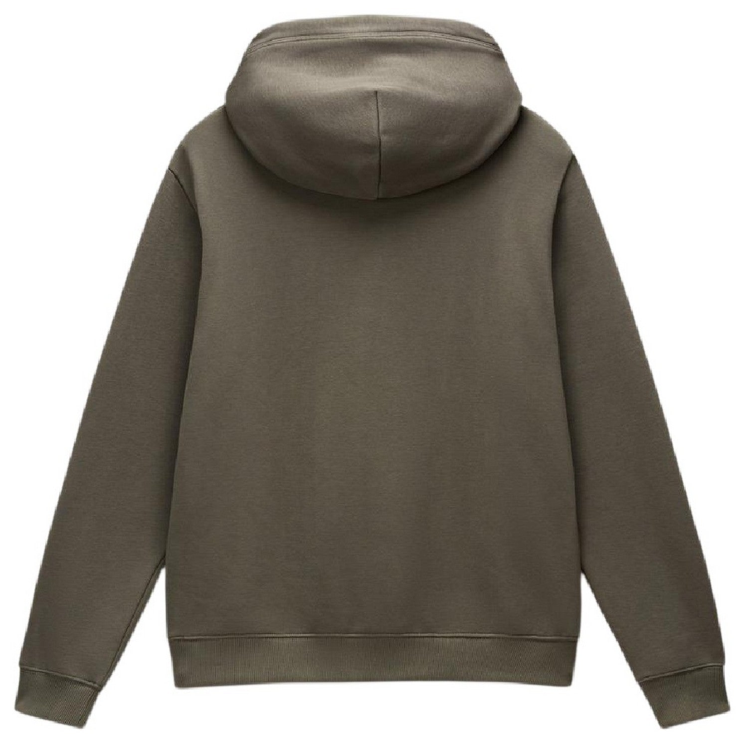 Tea - Back - Napapijri Mens Box Logo Cotton Loose Fit Hoodie