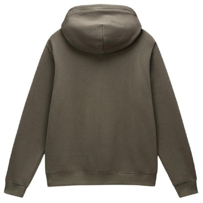 Tea - Back - Napapijri Mens Box Logo Cotton Loose Fit Hoodie