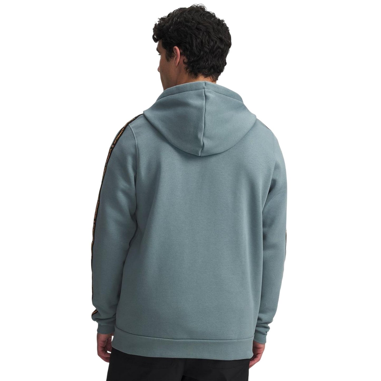 Jasper - Back - Under Armour Mens Fleece Taped Sleeve Full Zip Hoodie