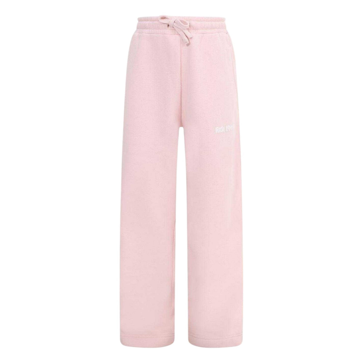 Pink - Front - Rose London Childrens-Kids Jogging Bottoms