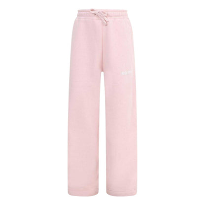 Pink - Front - Rose London Childrens-Kids Jogging Bottoms
