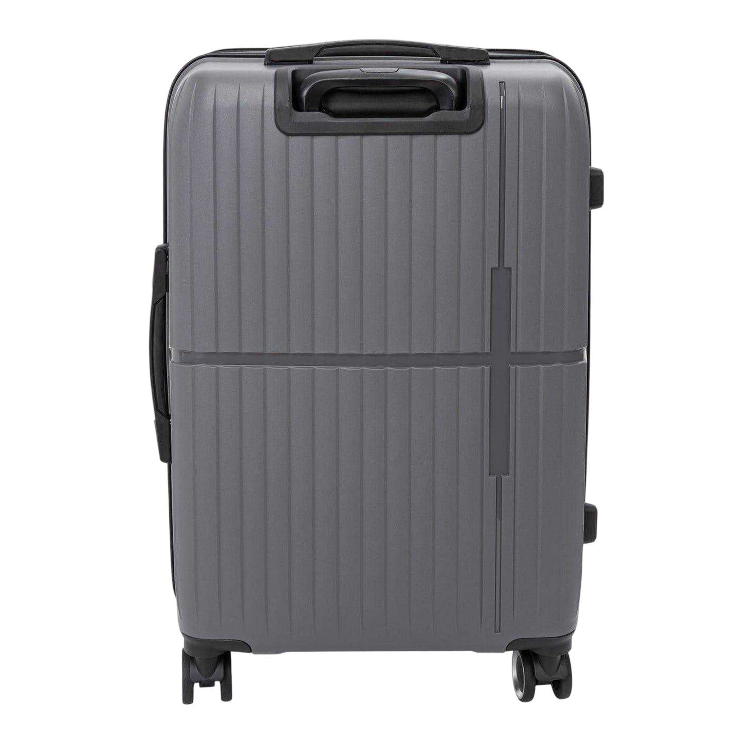 Grey - Back - Linea Hardshell 4 Wheeled Cabin Bag