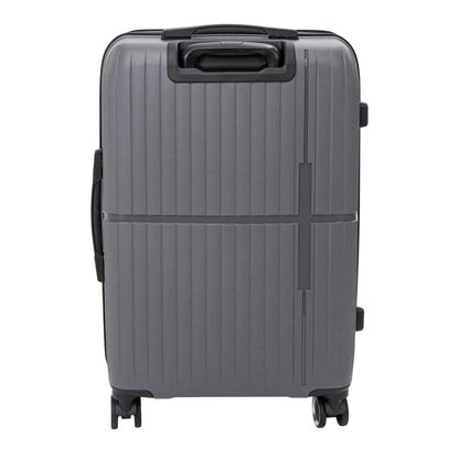Grey - Back - Linea Hardshell 4 Wheeled Cabin Bag