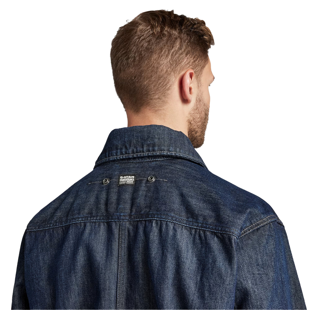 Ocean Blue - Side - G-Star Unisex Adult Denim Flap Pocket Denim Jacket