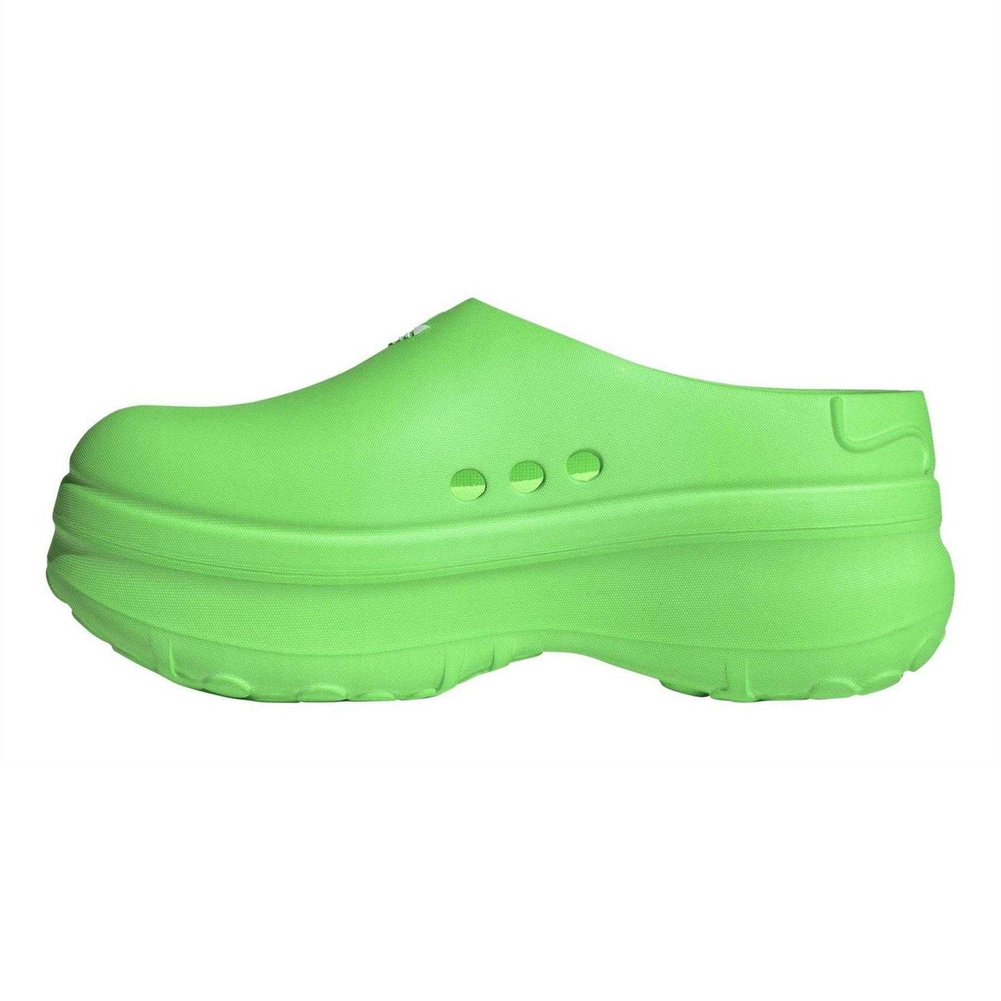Green - Side - Adidas Womens-Ladies Stan Smith Clogs