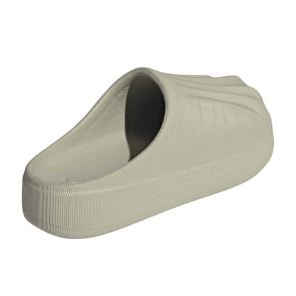 Putty Grey - Back - Adidas Mens Superstar Backless Flat Mules