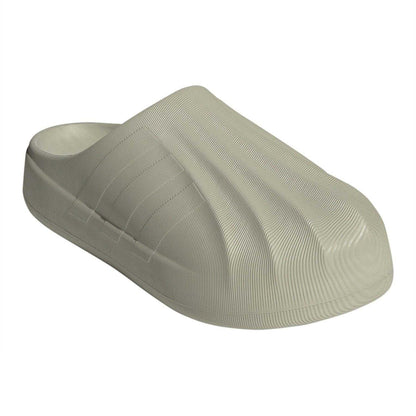 Putty Grey - Pack Shot - Adidas Mens Superstar Backless Flat Mules