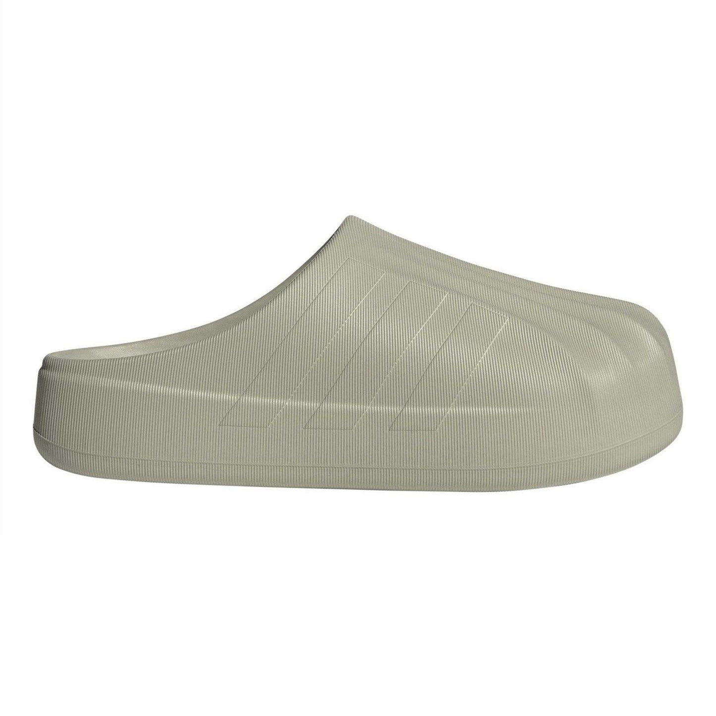 Putty Grey - Front - Adidas Mens Superstar Backless Flat Mules