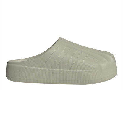 Putty Grey - Front - Adidas Mens Superstar Backless Flat Mules
