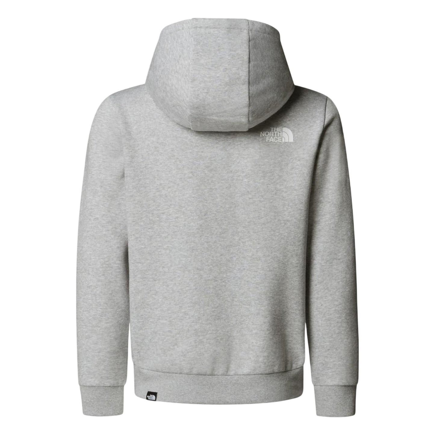 Grey Marl - Back - The North Face Childrens-Kids Dome Logo Cotton Blend Hoodie