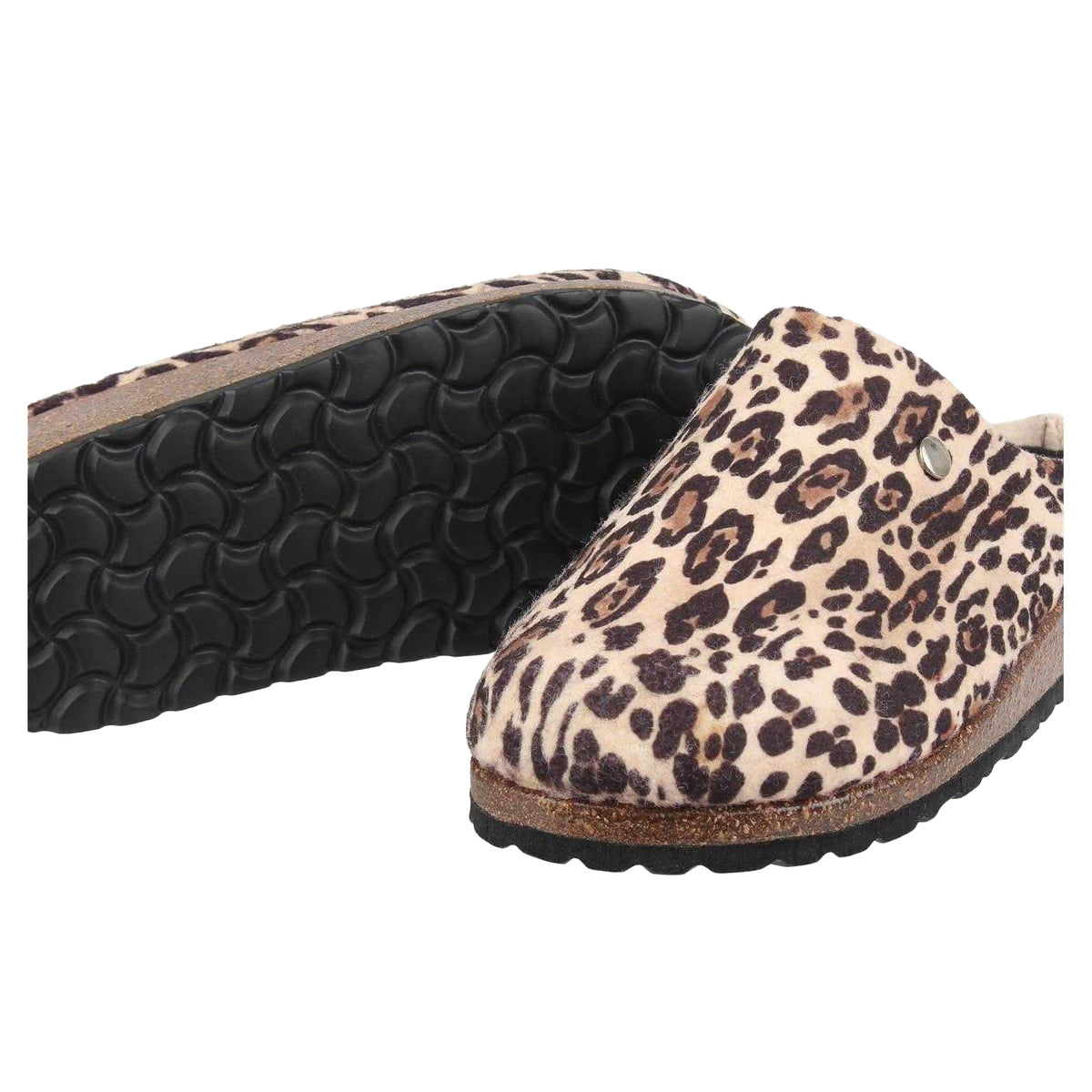 Brown - Lifestyle - Biba Womens-Ladies Leopard Print Mules