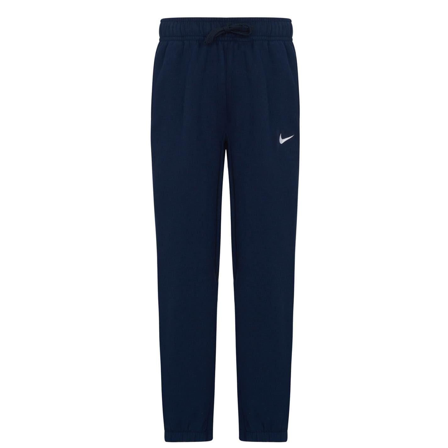 Navy - Front - Nike Boys Club Fleece Sweatpants