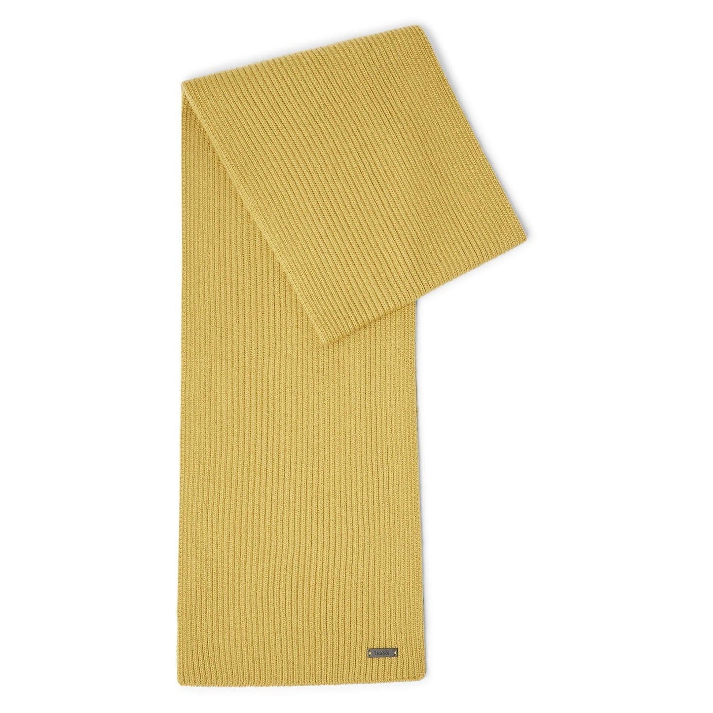 Green - Front - Boss Lupi Leather Logo Scarf