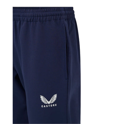 Peacoat - Side - Castore Childrens-Kids Logo Jogging Bottoms