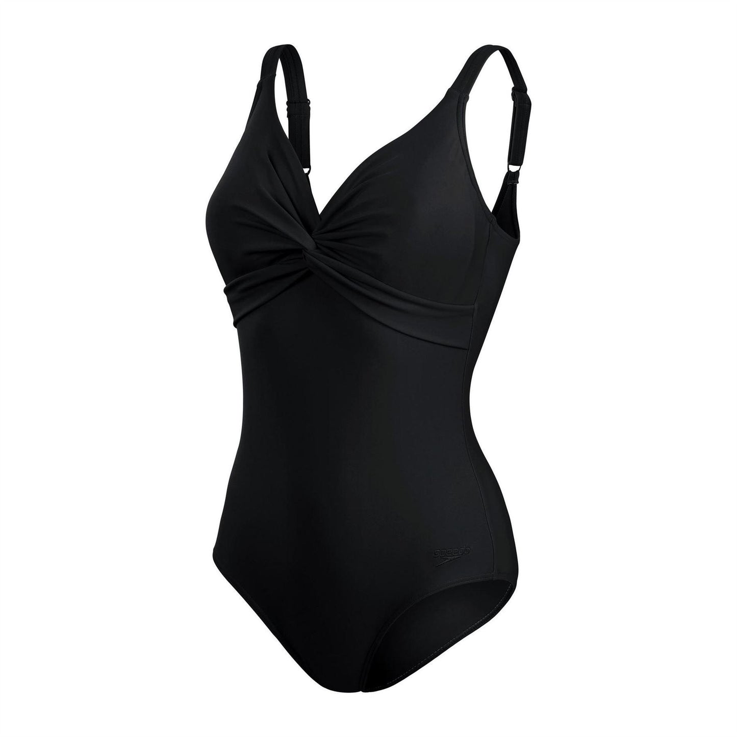 Black - Front - Speedo Womens-Ladies Brigitte One Piece Swimsuit