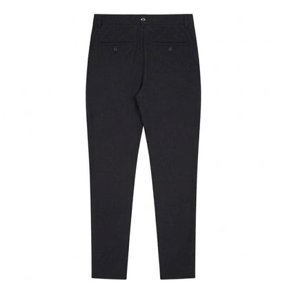 Black - Back - Ellesse Mens Logo Straight Leg Golf Trousers